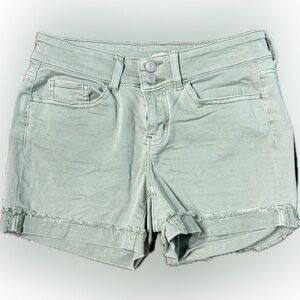 SO Light Green Jean Shorts
